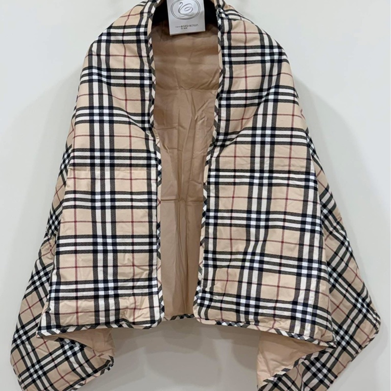 BURBERRY 倫敦 經典格紋羽絨膝上毯(四用)附禮盒和緞帶，送禮自用兩相宜-6