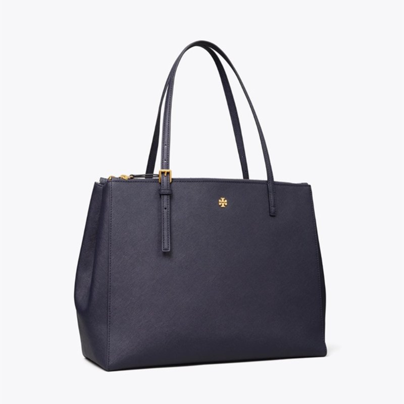 【TORY BURCH】雙層拉鍊托特包-深藍色-1