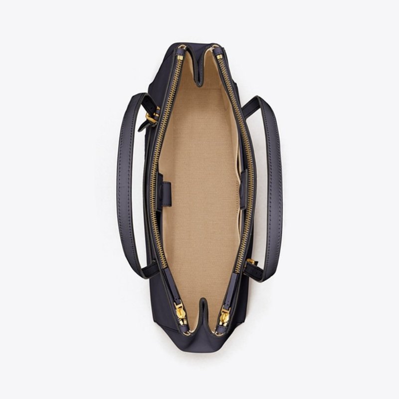 【TORY BURCH】雙層拉鍊托特包-深藍色-2