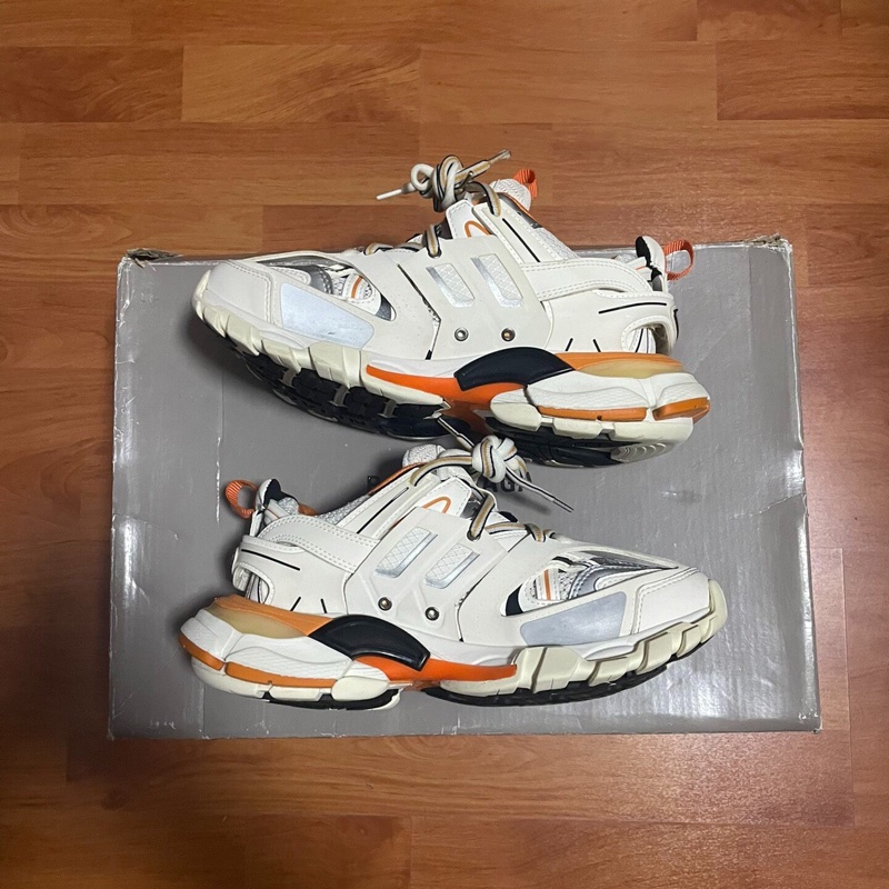 Balenciaga老爹鞋巴黎世家track白橙 36碼-2