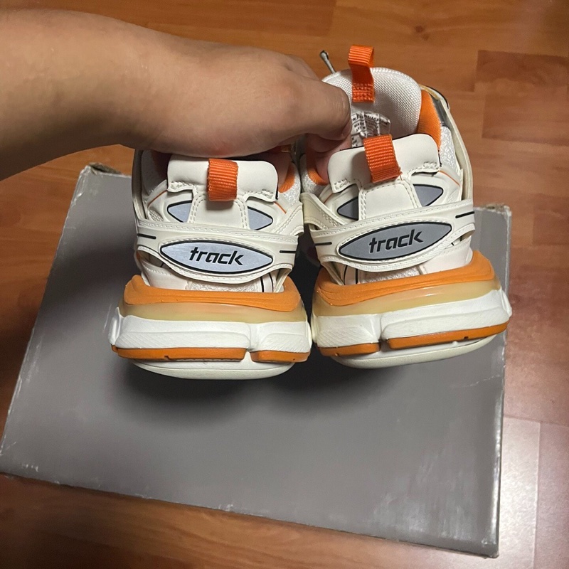 Balenciaga老爹鞋巴黎世家track白橙 36碼-5