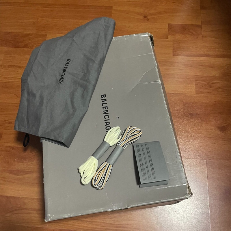 Balenciaga老爹鞋巴黎世家track白橙 36碼-8