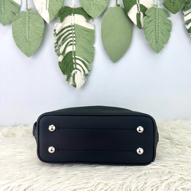 LV Flore 黑色褸空水桶包 晶片款-5