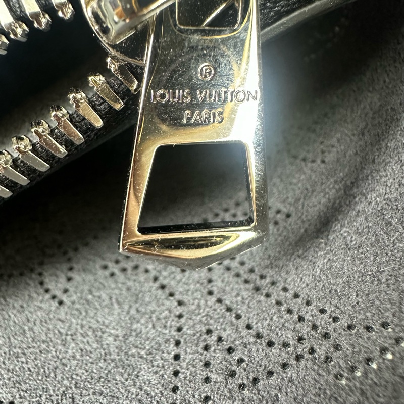 LV Flore 黑色褸空水桶包 晶片款-8