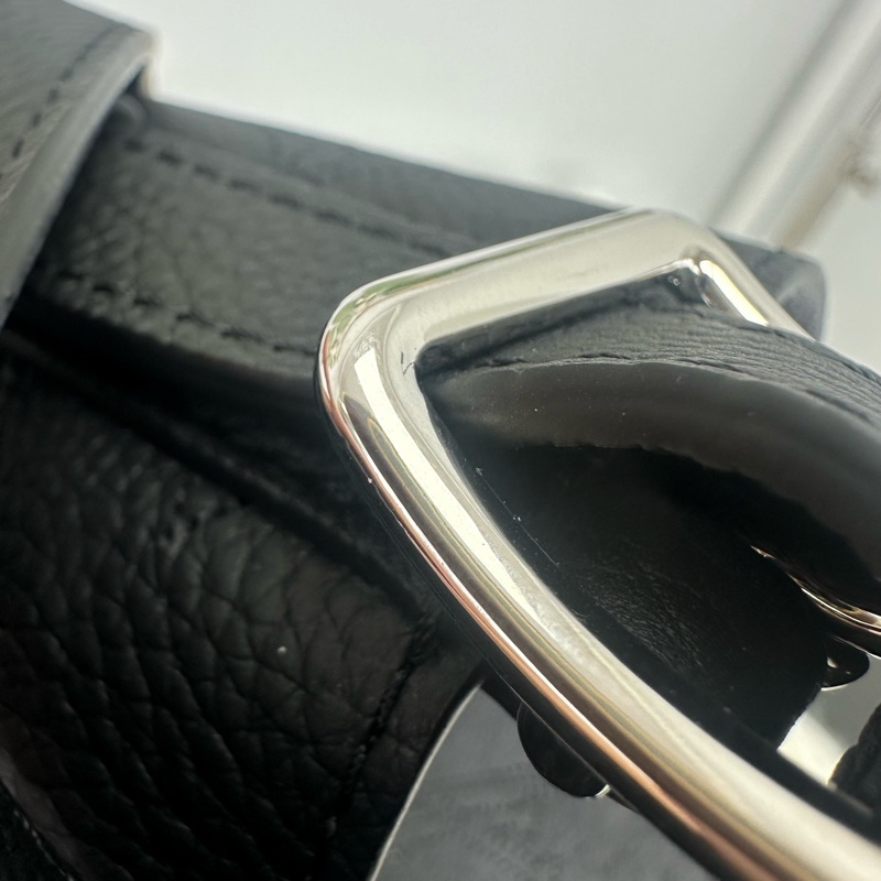 LV Flore 黑色褸空水桶包 晶片款-11