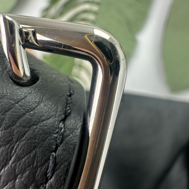 LV Flore 黑色褸空水桶包 晶片款-13