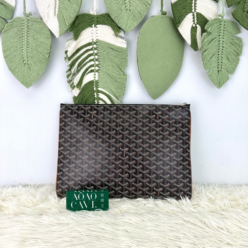 GOYARD Sénat MGM Pouch 啡色印花手拿包 2025年 全套有單-4