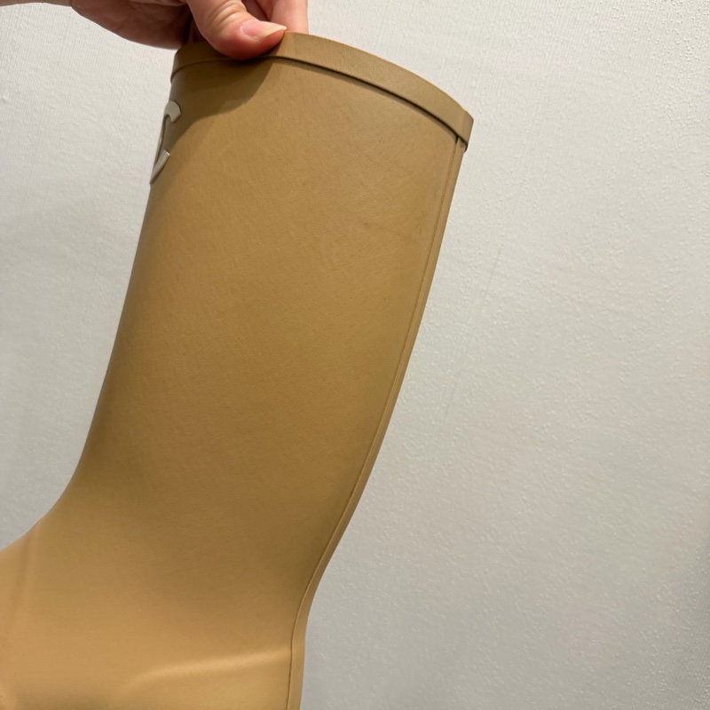 Chanel 香奈兒 雨靴 奶茶 37號-10