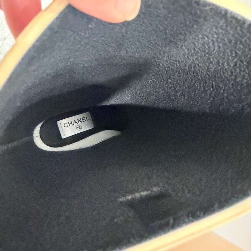 Chanel 香奈兒 雨靴 奶茶 37號-17