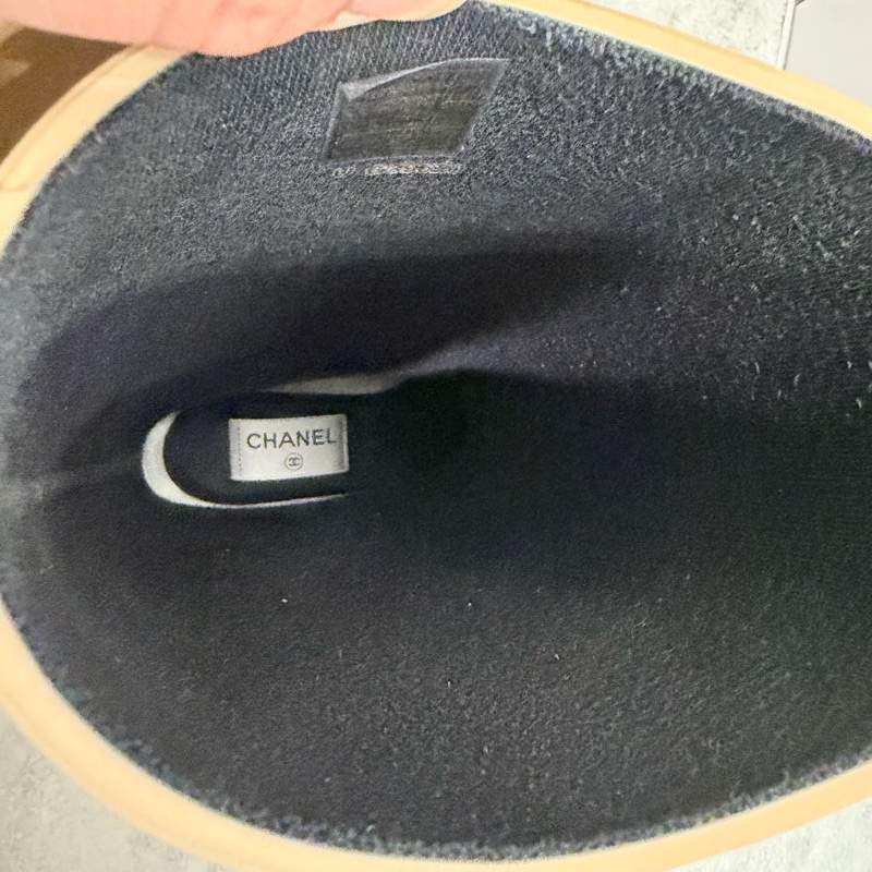 Chanel 香奈兒 雨靴 奶茶 37號-18