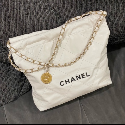 🈶購證❤️ 香奈兒 #白金 #黑字 #22bag #小號