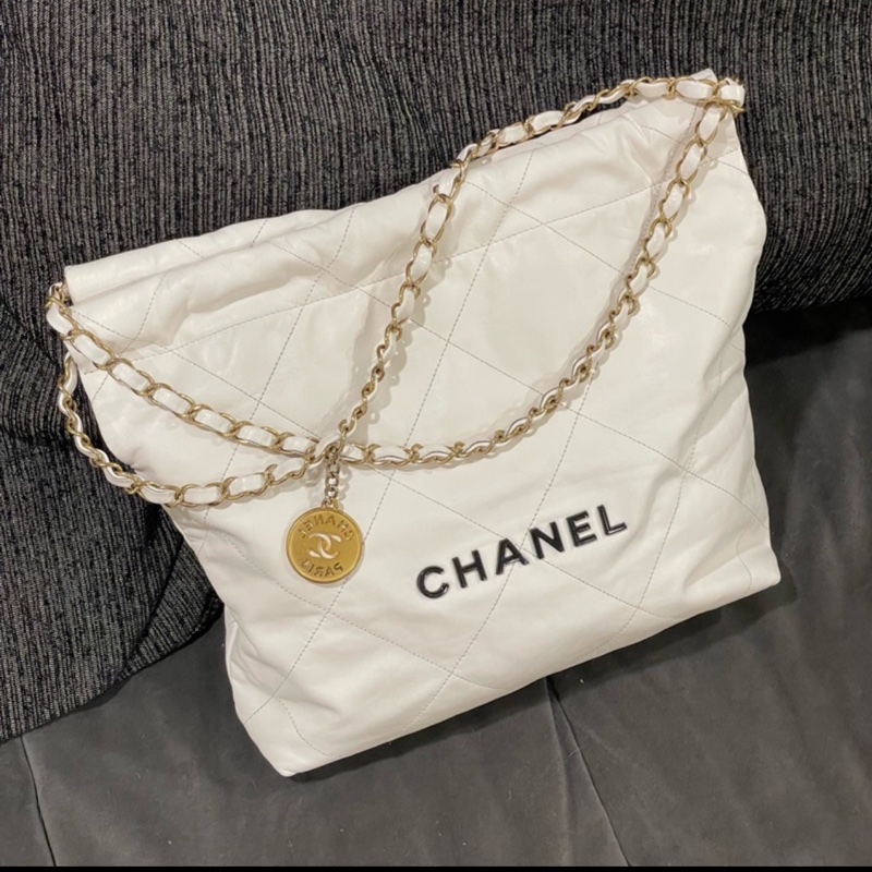 🈶購證❤️ 香奈兒 #白金 #黑字 #22bag #小號-0