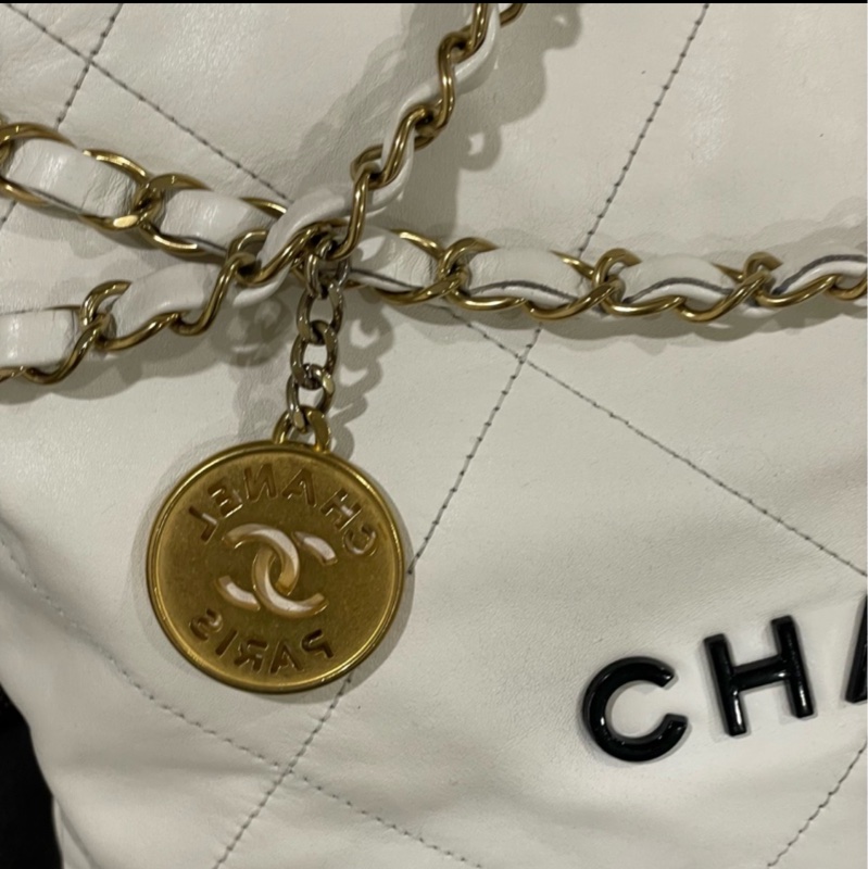 🈶購證❤️ 香奈兒 #白金 #黑字 #22bag #小號-2