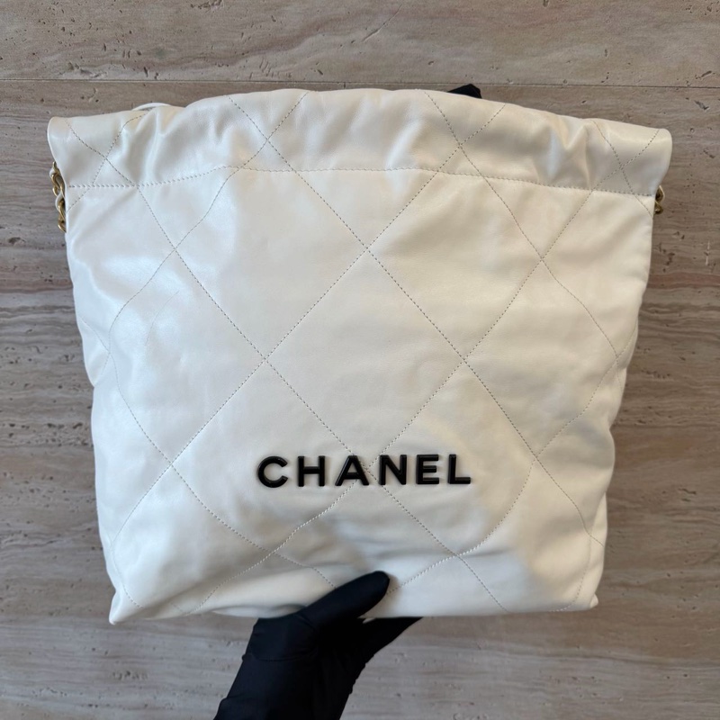 🈶購證❤️ 香奈兒 #白金 #黑字 #22bag #小號-10