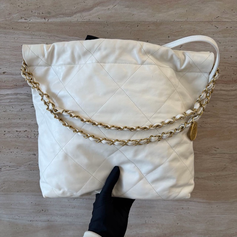 🈶購證❤️ 香奈兒 #白金 #黑字 #22bag #小號-11
