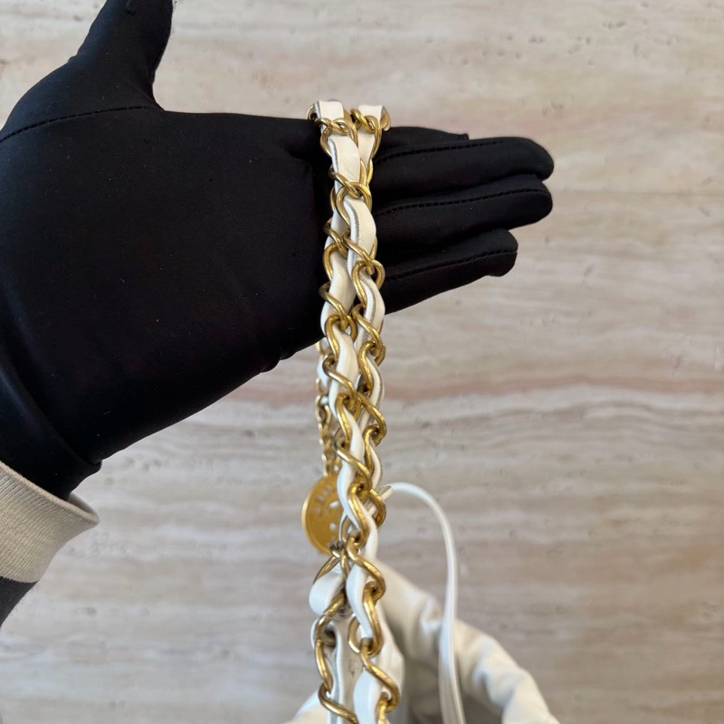 🈶購證❤️ 香奈兒 #白金 #黑字 #22bag #小號-17