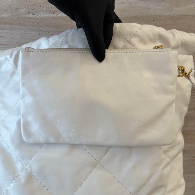 🈶購證❤️ 香奈兒 #白金 #黑字 #22bag #小號-18