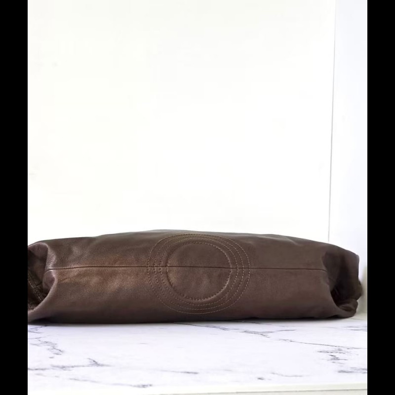 【LA LUNE】絕版中古包 Loewe咖啡色納帕雲朵包 側背包 單肩包 二手包 古董包-4