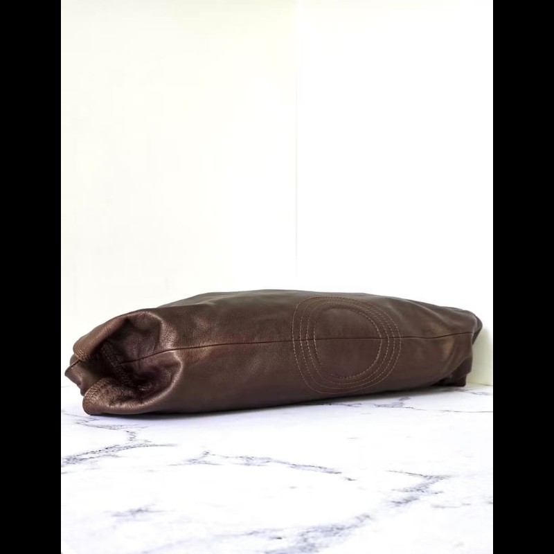 【LA LUNE】絕版中古包 Loewe咖啡色納帕雲朵包 側背包 單肩包 二手包 古董包-7