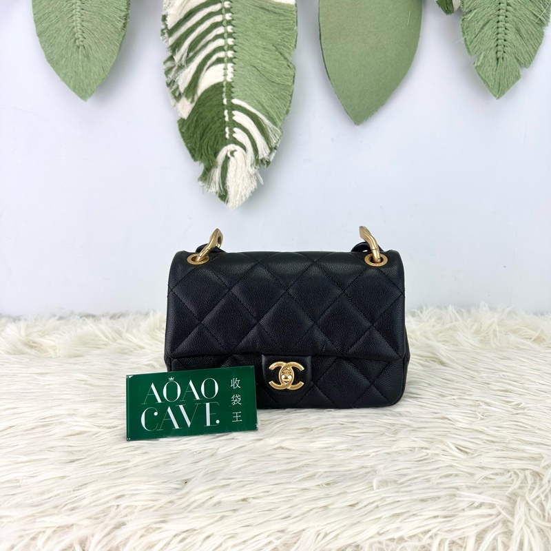 CHANEL 24p Funky Match 黑金荔枝皮 晶片款-0