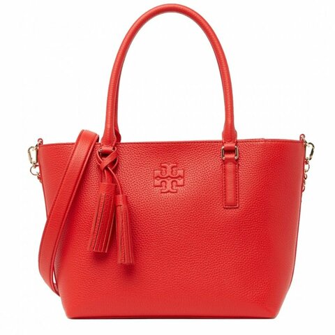 【TORY BURCH】肩背/側背兩用托特包-紅色