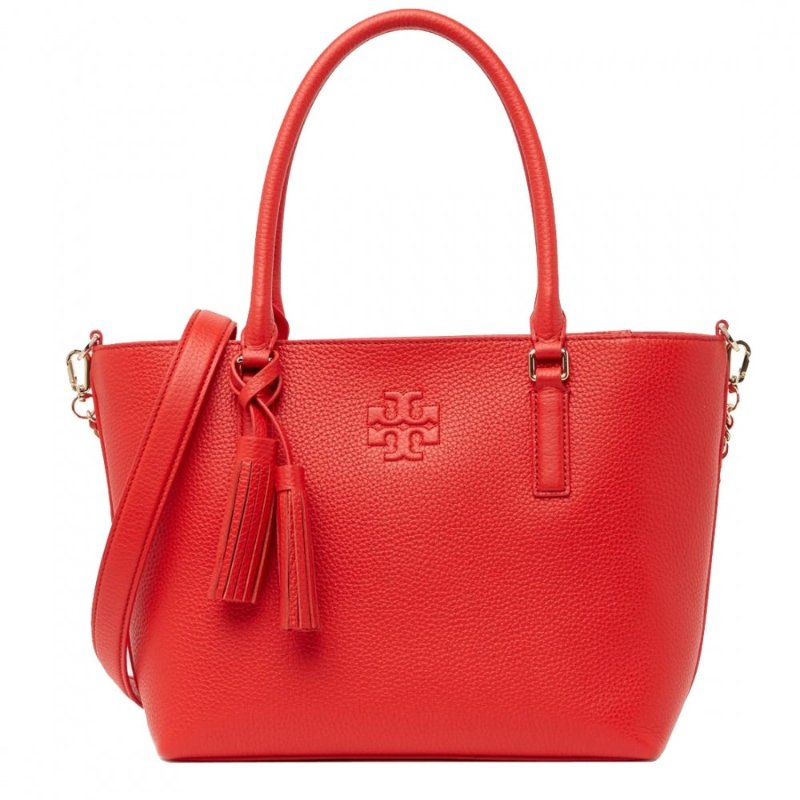 【TORY BURCH】肩背/側背兩用托特包-紅色-0