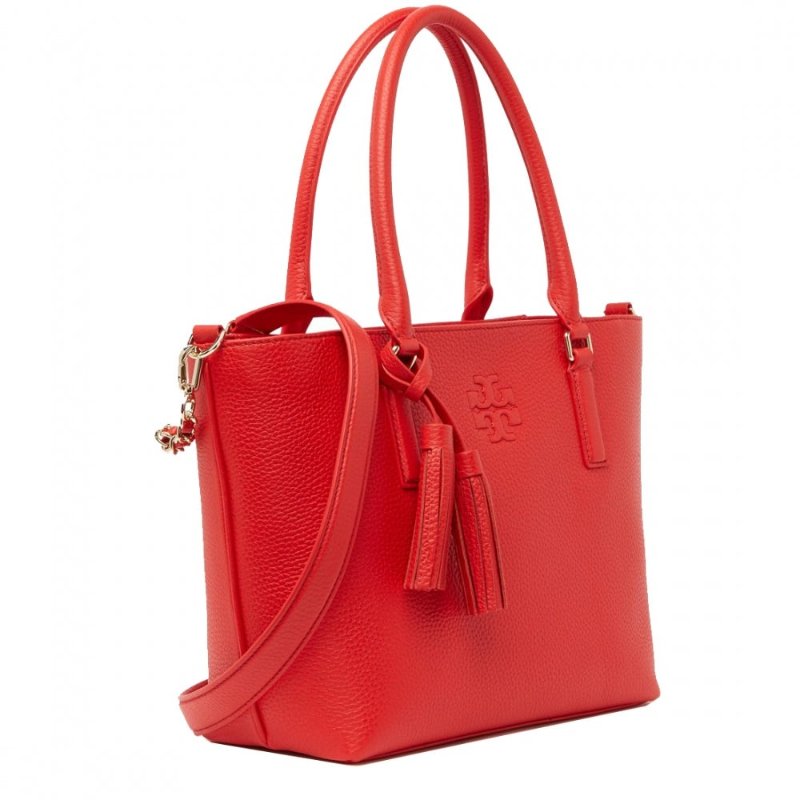 【TORY BURCH】肩背/側背兩用托特包-紅色-1