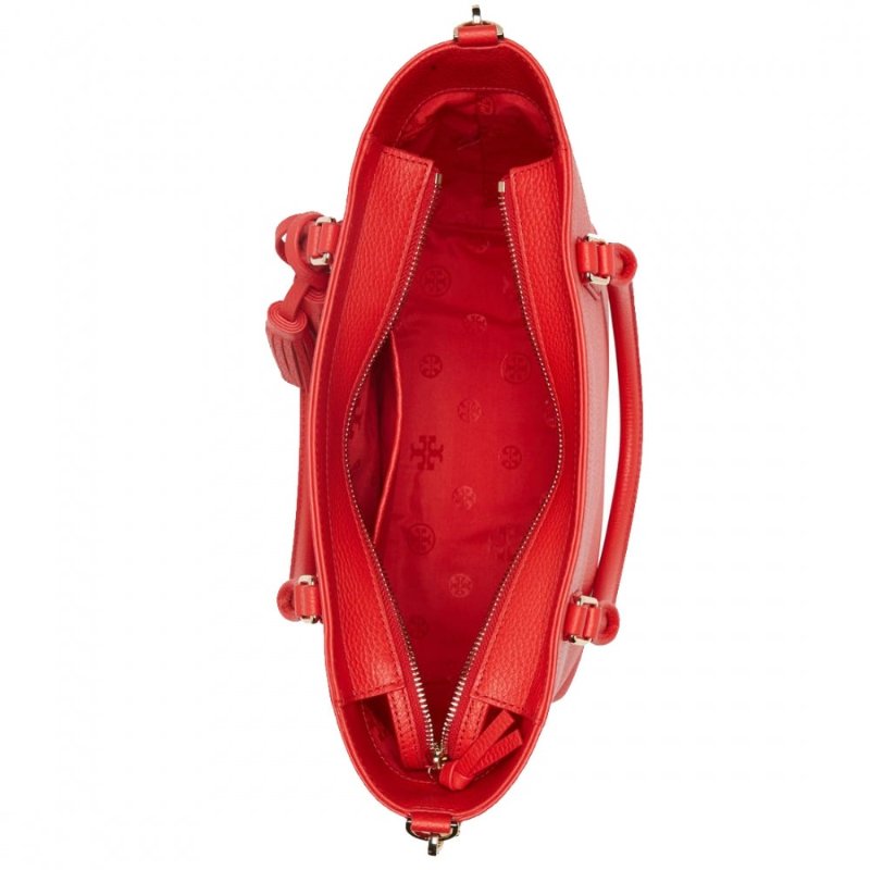 【TORY BURCH】肩背/側背兩用托特包-紅色-2