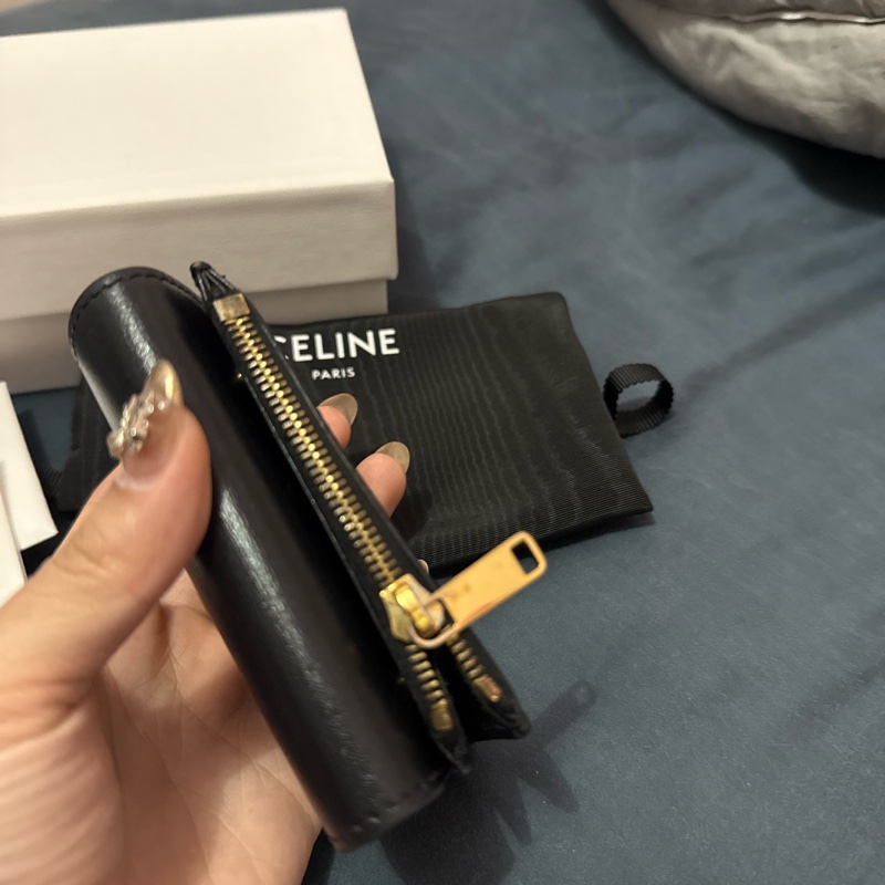 celine compact wallet二合一可拆式卡夾零錢包-16