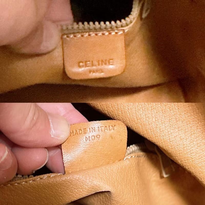 【LA LUNE】絕版古董包 Celine老花中古水桶包 單肩包 皮革包 斜背復古二手-6