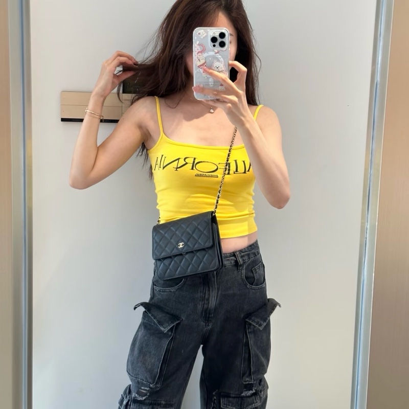 Chanel經典雙C 緞面信封包鏈條包 稀有限量款🏅-23