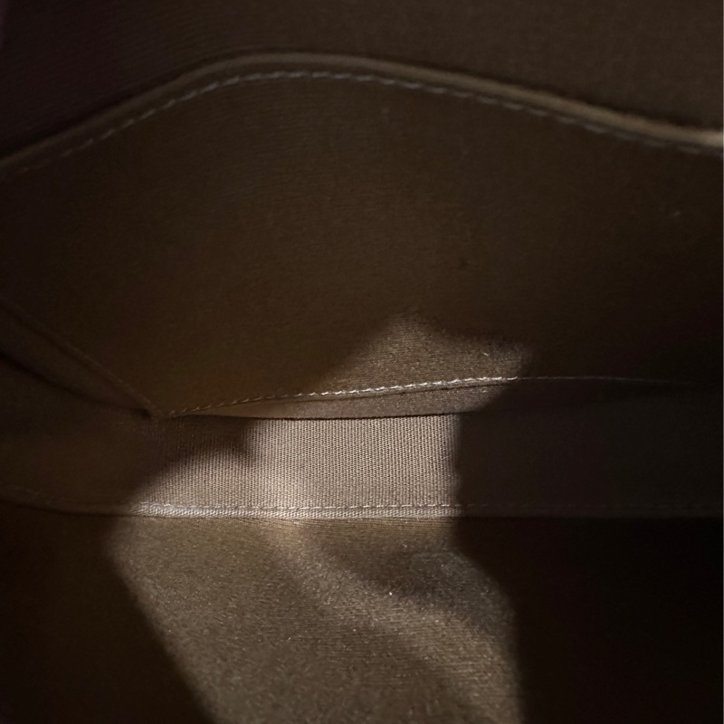 CELINE Triomphe 老花帆布小牛皮斜背包-13