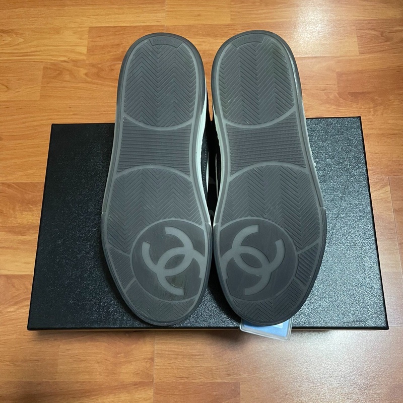 Chanel正品香奈兒23p徽標雙c 熊貓板鞋 黑白 36碼-7