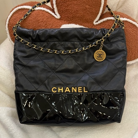 （24年台灣專櫃購入🇹🇼）Chanel 22bag 垃圾袋 小號 ✨最新晶片款