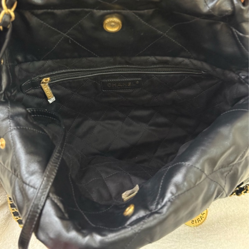 (24年台灣專櫃購入🇹🇼)Chanel 22bag 垃圾袋 小號 ✨最新晶片款-8