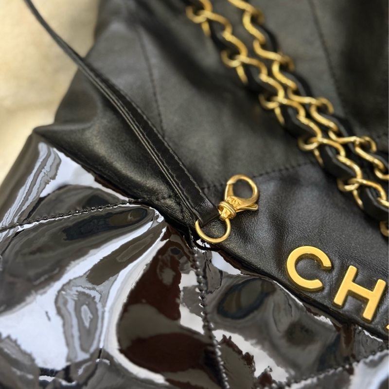 (24年台灣專櫃購入🇹🇼)Chanel 22bag 垃圾袋 小號 ✨最新晶片款-10