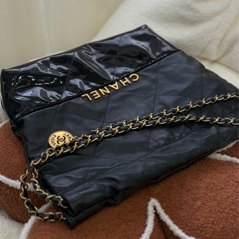 (24年台灣專櫃購入🇹🇼)Chanel 22bag 垃圾袋 小號 ✨最新晶片款-11