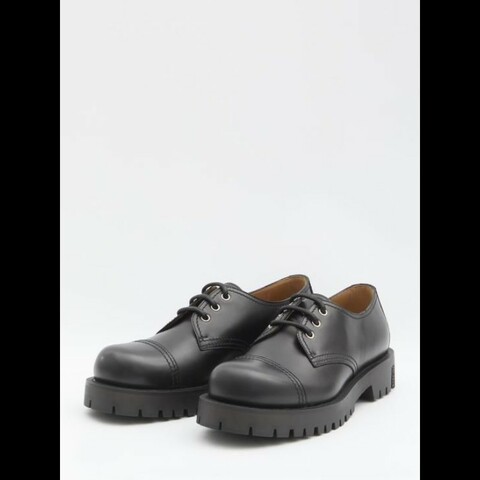 Dior Explorer III 男款皮鞋 黑色經典款德比鞋 41碼