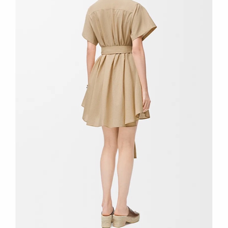 Loewe 女士 短袖連衣裙F38 FR-34 FR-36 FR-38 FR-40碼-2