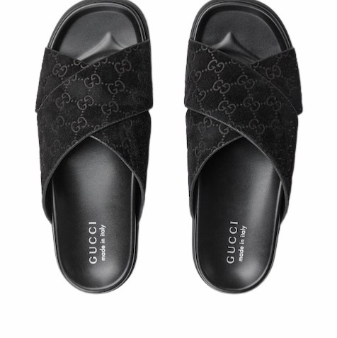 Gucci 男士 平底涼拖鞋UK-5 UK-6 UK-7 UK-8 UK-9 UK-10碼-1