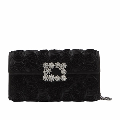 Roger Vivier 女士 信封翻蓋花朵扣手包均碼碼