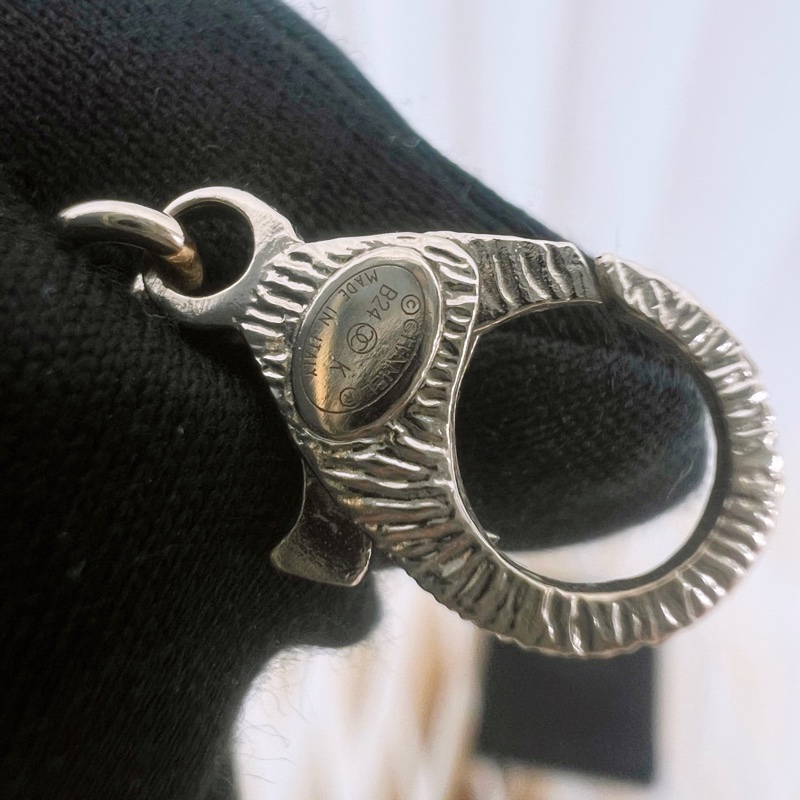 Chanel 24k 蝴蝶結雙C項鍊-5