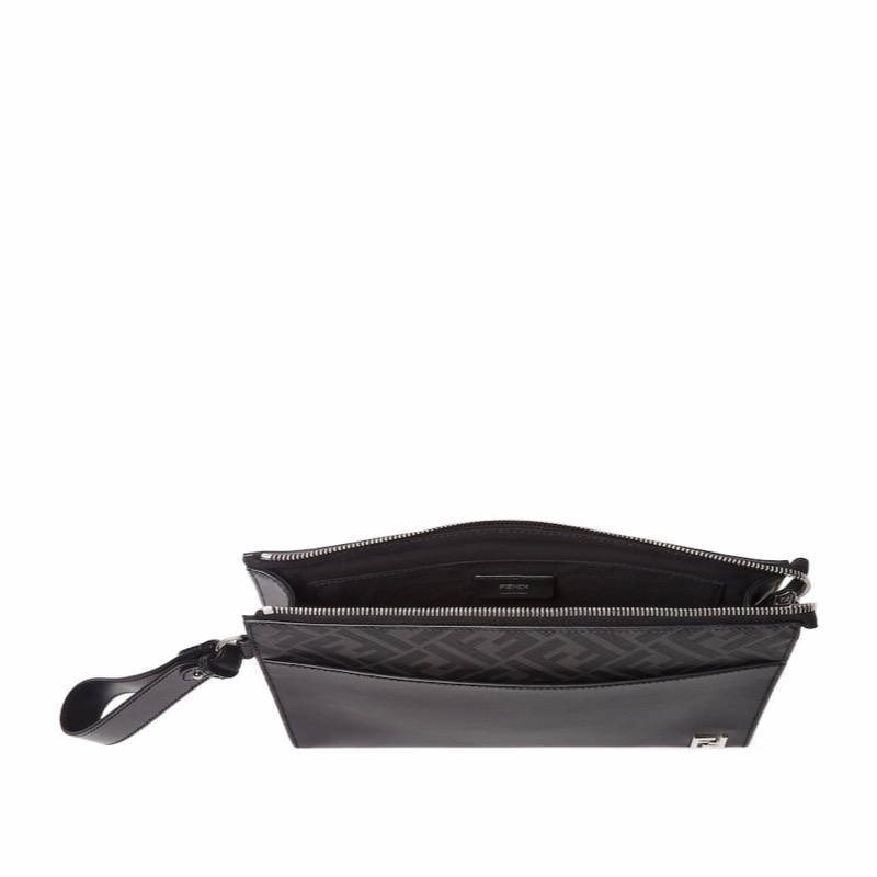 Fendi 男士 FF Squared 手拿包均碼碼常規、27cm*6cm*20cm-2