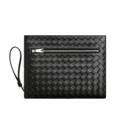 Bottega Veneta 男士 中號編織手拿包均碼碼中號、24cm*3cm*32cm