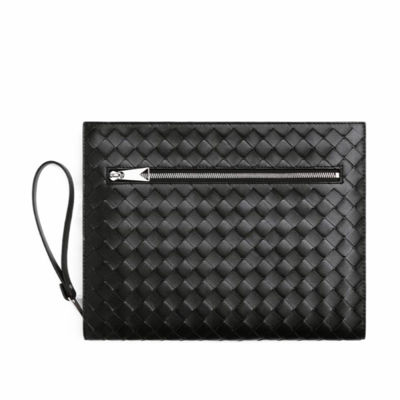 Bottega Veneta 男士 中號編織手拿包均碼碼中號、24cm*3cm*32cm-0