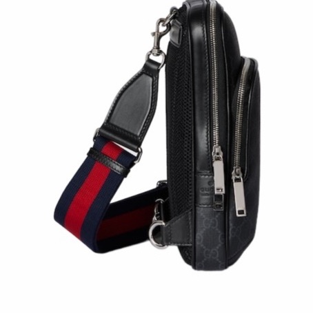 Gucci 男士 小號GG斜挎包均碼碼小號、17.5cm*6cm*7cm-5