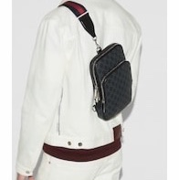 Gucci 男士 小號GG斜挎包均碼碼小號、17.5cm*6cm*7cm-6