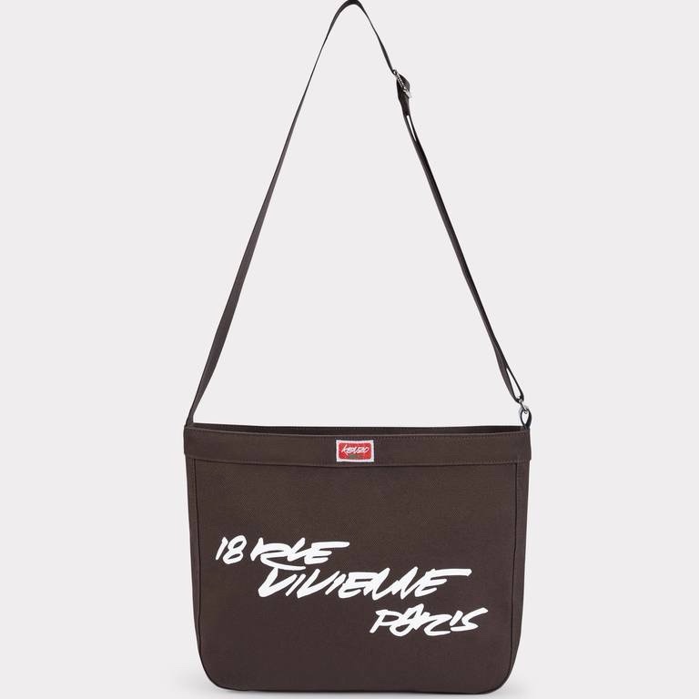 Kenzo 男士 大號帆布斜挎包均碼碼35cm*8cm*27.5cm-1