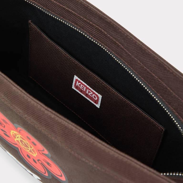 Kenzo 男士 大號帆布斜挎包均碼碼35cm*8cm*27.5cm-4