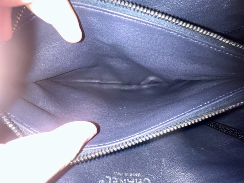 【一次擁有兩顆包❗️多功能用途✨ CP值極高😍】Chanel黑銀荔枝皮Tote 毛呢編織二合一-22